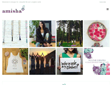 Tablet Screenshot of amisha.co.uk